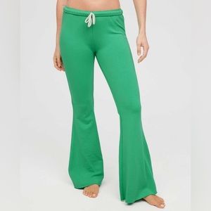 Womens Joggers & Sweatpants | Offline By Aerie OTT Fleece Super Flare Pant Green